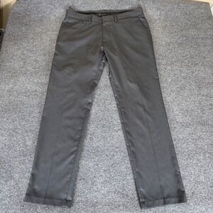 Kenneth Cole‎ Techni-Cole Dress Pants Mens 36x31 Gray Stretch Slim Fit Business